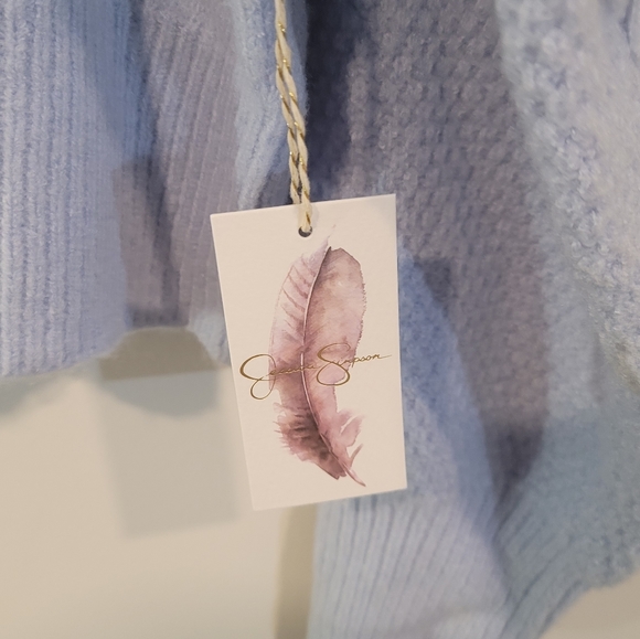 Jessica Simpson Blue long sleeve sweater NWT - Picture 4 of 7